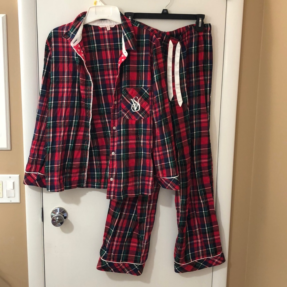 Victoria’s Secret plaid pajamas